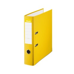 ARCHIVADOR DE PALANCA A4 PP DE PLASTICO FORRADO ESSELTE LOMO 75MM AMARILLO LOMO 75MM AMARILLO