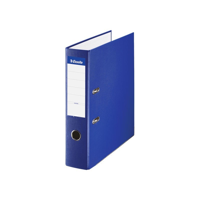 ARCHIVADOR DE PALANCA FOLIO PP DE PLASTICO FORRADO ESSELTE LOMO 75MM AZUL