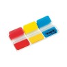 BANDERITAS MARCAPAGINAS RIGIDAS POST-IT INDEX ROJO, AMARILLO Y AZUL