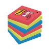 BLOC DE NOTAS ADHESIVAS POST-IT SUPER STICKY COLORES BORA BORA 76X76MM