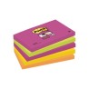 BLOC DE NOTAS ADHESIVAS POST-IT SUPER STICKY COLORES CAPE TOWN 76X127MM