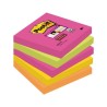 BLOC DE NOTAS ADHESIVAS POST-IT SUPER STICKY COLORES CAPE TOWN 76X76MM