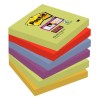 BLOC DE NOTAS ADHESIVAS POST-IT SUPER STICKY COLORES MARRAKESH 76X76MM MONOCOLOR VERDE ESPARRAGO