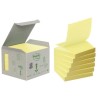 BLOC DE NOTAS ADHESIVAS RECICLADAS POST-IT Z-NOTES AMARILLO