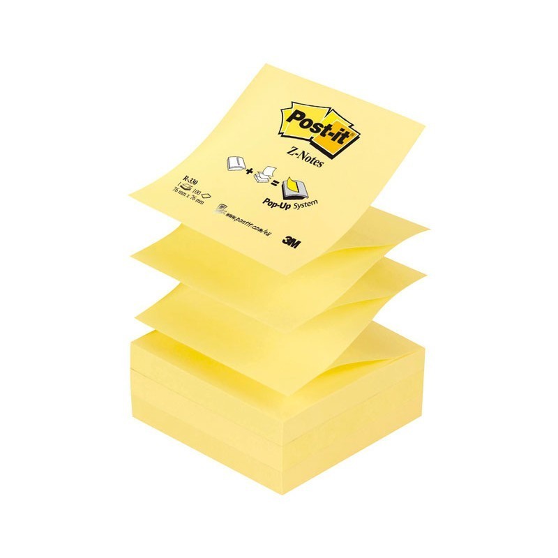 BLOC DE NOTAS ADHESIVAS ZIG ZAG POST-IT Z-NOTES