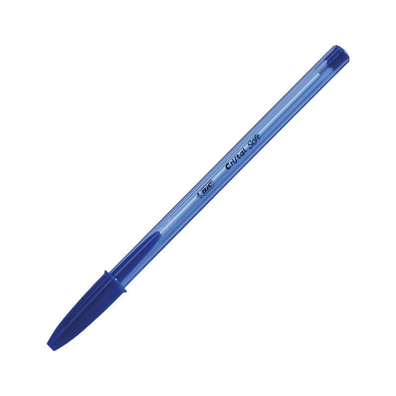 BOLIGRAFO BIC CRISTAL SOFT AZUL