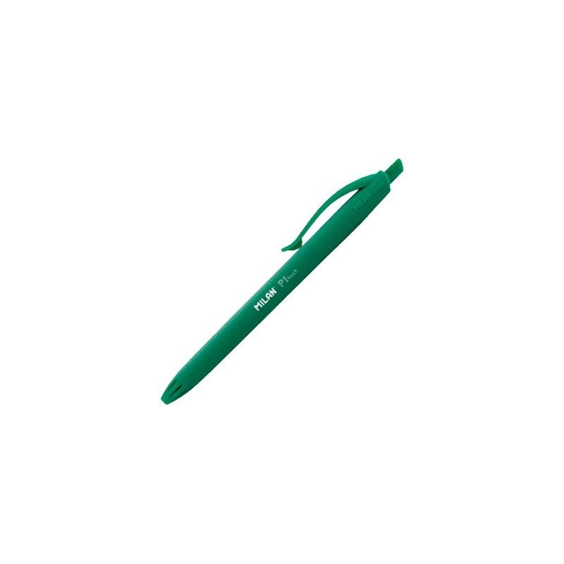 BOLIGRAFO RETRACTIL MILAN P1 TOUCH VERDE