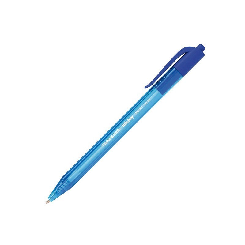 BOLIGRAFO RETRACTIL PAPER MATE INKJOY 100RT AZUL