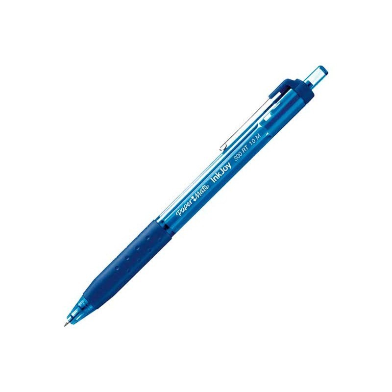 BOLIGRAFO RETRACTIL PAPER MATE INKJOY 300RT AZUL