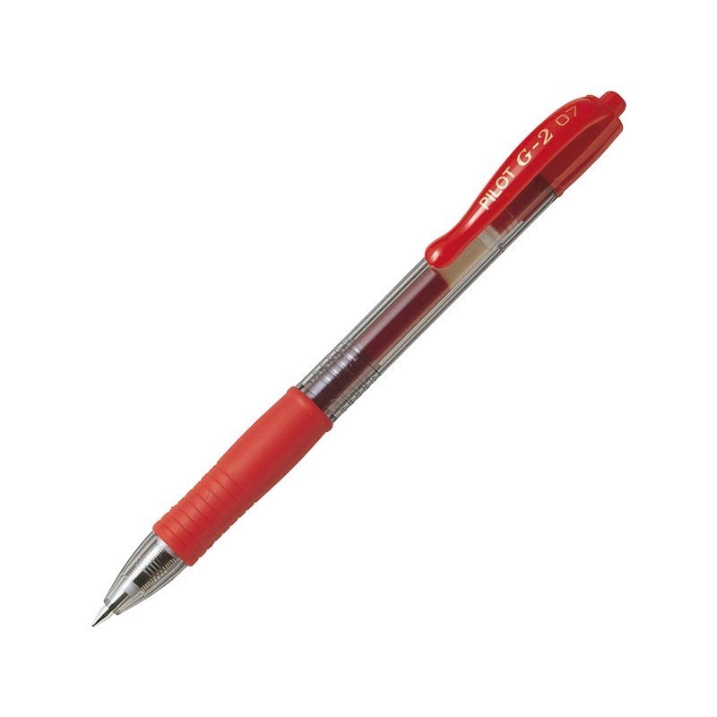 BOLIGRAFO RETRACTIL PILOT G2 ROJO