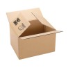 CAJA DE EMBALAJE CANAL SENCILLO FIXOPACK 600X400X290MM