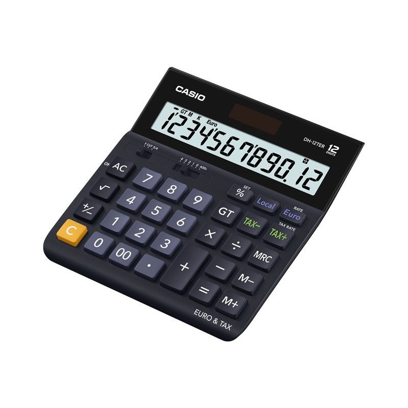 CALCULADORA DE SOBREMESA 12 DIGITOS CASIO DR-12-TER