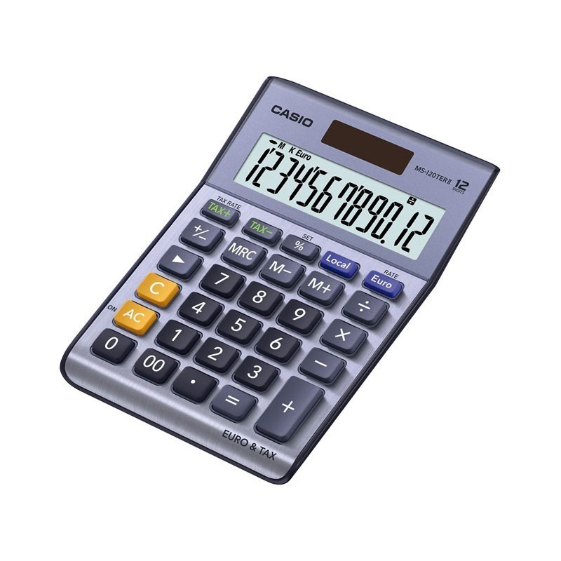 CALCULADORA DE SOBREMESA 12 DIGITOS CASIO MS-120TER II