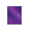 CARPETA CLASIFICADORA PP 12 SEPARADORES LEITZ WOW PURPURA METALIZADO