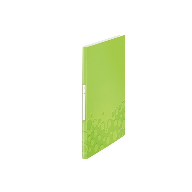 CARPETA CLASIFICADORA PP 6 SEPARADORES LEITZ WOW VERDE METALIZADO