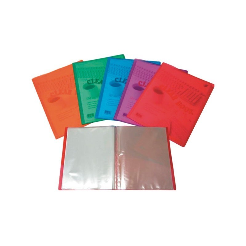 Carpeta con 20 fundas A4 colores Yes!