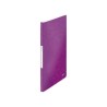 CARPETA CON 20 FUNDAS A4 LEITZ WOW PURPURA METALIZADO