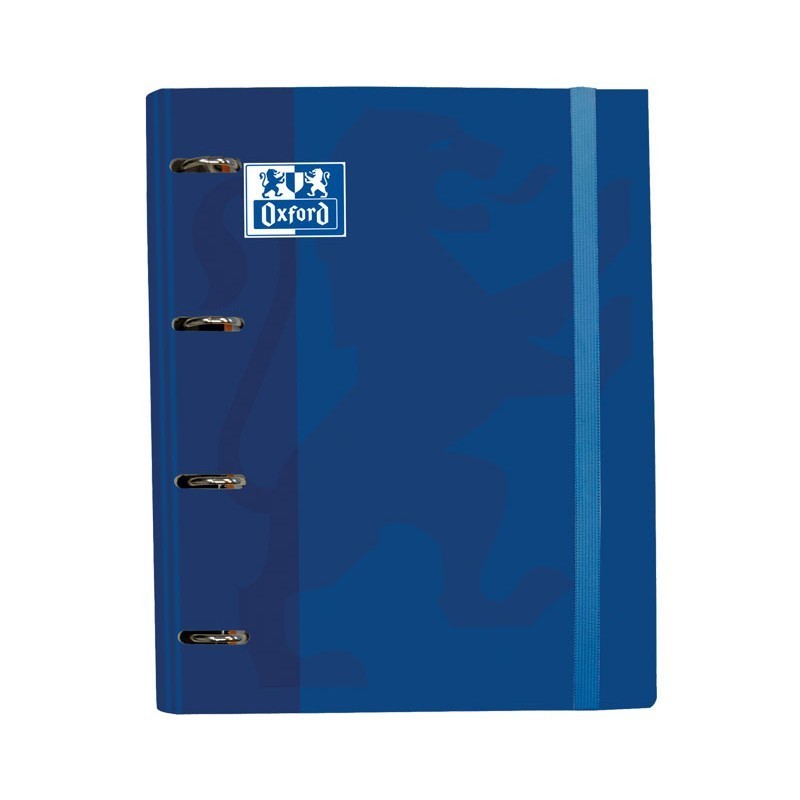 CARPETA CON ANILLAS A4+ CON RECAMBIO OXFORD EUROPEAN BINDER AZUL