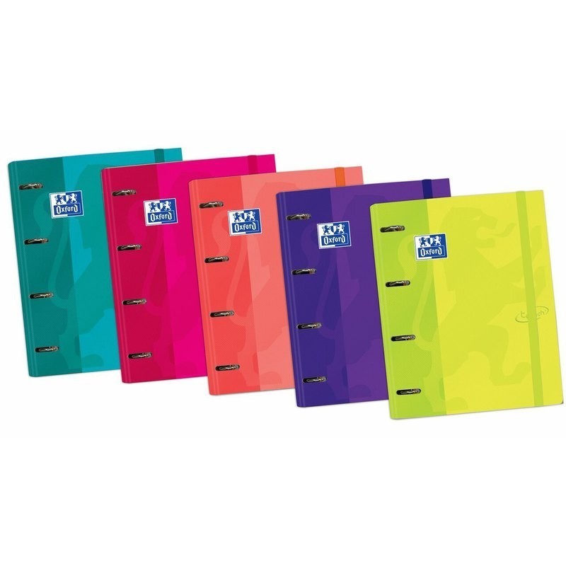 CARPETA CON ANILLAS A4+ CON RECAMBIO OXFORD EUROPEAN BINDER KIWI