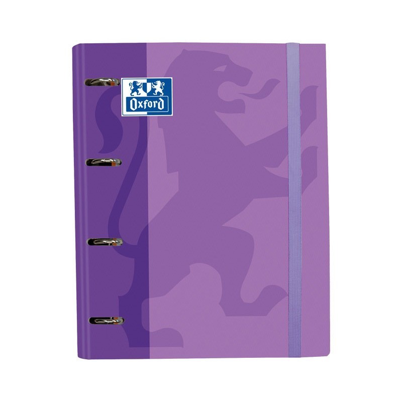 CARPETA CON ANILLAS A4+ CON RECAMBIO OXFORD EUROPEAN BINDER MALVA