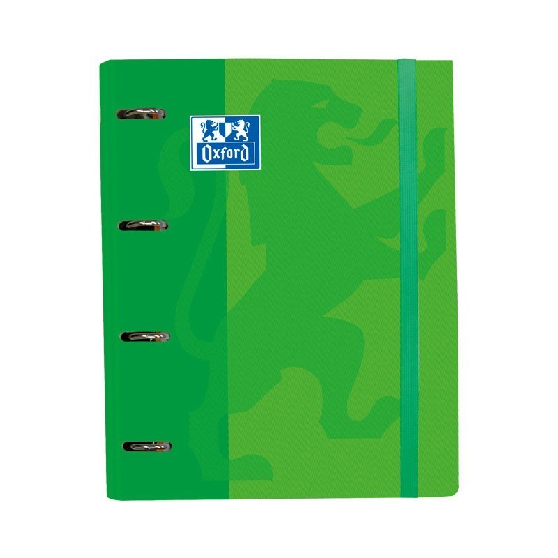 CARPETA CON ANILLAS A4+ CON RECAMBIO OXFORD EUROPEAN BINDER VERDE