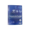 CARPETA CON FUNDAS A4 PERSONALIZABLE OFFICEBOX 40 FUNDAS NEGRO