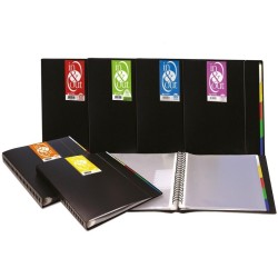 CARPETA CON FUNDAS EXTRAIBLES A4 GRAFOPLAS 40 FUNDAS