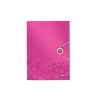 CARPETA CON GOMAS Y SOLAPAS A4 PP LEITZ WOW FUCSIA METALIZADO