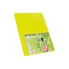 CARPETA CON GOMAS Y SOLAPAS CARTON FOLIO COLORES FABRISA AMARILLO