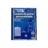 CARPETA CON GOMAS Y SOLAPAS PERSONALIZABLE A4+ OFFICE BOX AZUL