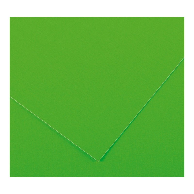 CARTULINA DE COLOR 50X65CM IRIS CANSON VERDE FLUORESCENTE 250G