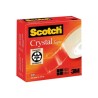 CINTA SCOTCH SUPERTRANSPARENTE CRISTAL 33 M X 19 MM