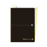 CUADERNO ESPIRAL A4+ MICROPERFORADO OXFORD BLACK'N COLOURS CUADRO 5X5MM LIMA