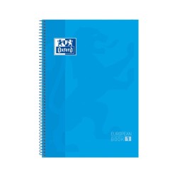 CUADERNO ESPIRAL MICROPERFORADO A4 TAPA EXTRADURA 80 HOJAS OXFORD CLASSIC TURQUESA