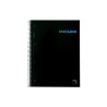 CUADERNO ESPIRAL MICROPERFORADO TAPA DURA 160 HOJAS PACSA A4 CUBIERTA NEGRA