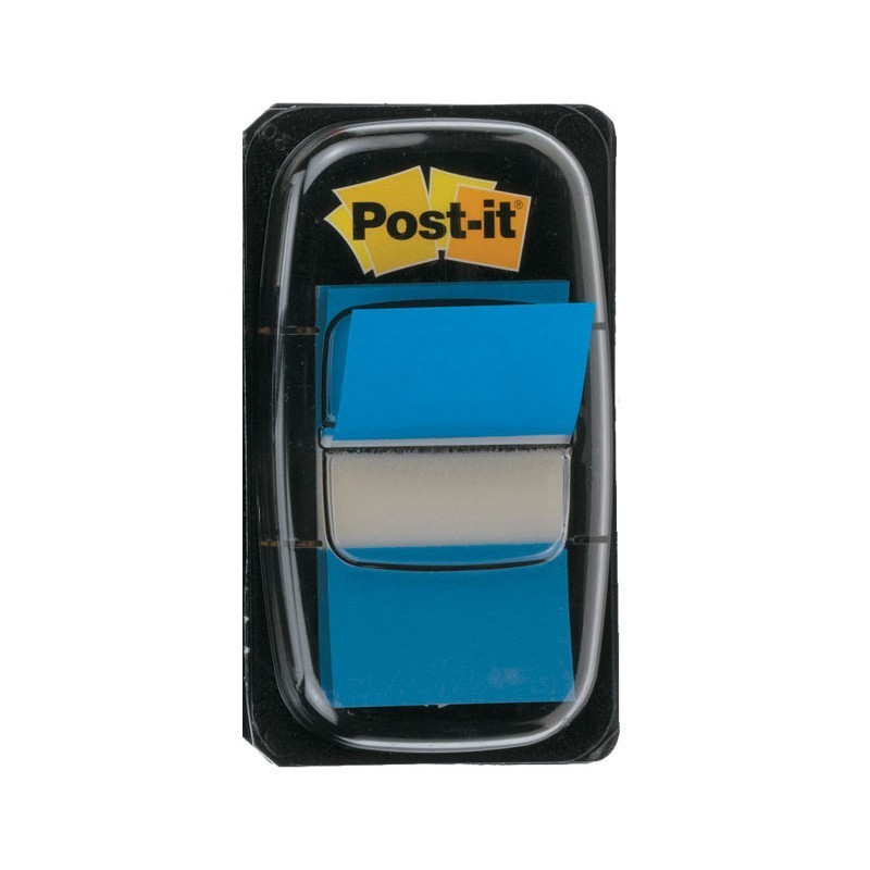 DISPENSADOR DE BANDERITAS POST-IT INDEX AZUL BRILLANTE