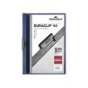 DOSSIER CON CLIP METALICO A4 60 HOJAS DURABLE DURACLIP AZUL OSCURO