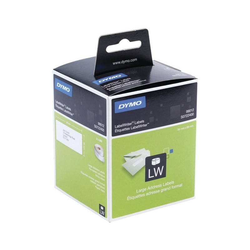 ETIQUETAS PARA IMPRESORAS DYMO LABELWRITER 89X36MM DIRECCIONES