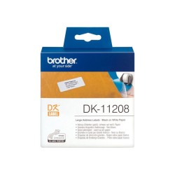 ETIQUETAS PRECORTADAS PARA IMPRESORAS BROTHER QL 38X90MM PAPEL