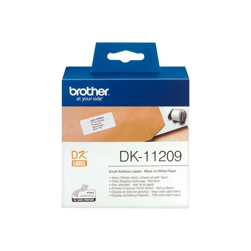 ETIQUETAS PRECORTADAS PARA IMPRESORAS BROTHER QL 62X29MM PAPEL