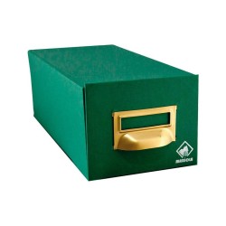 FICHEROS DE CARTON VERDE MARIOLA 1000 FICHAS NÂº 5, 160X220MM