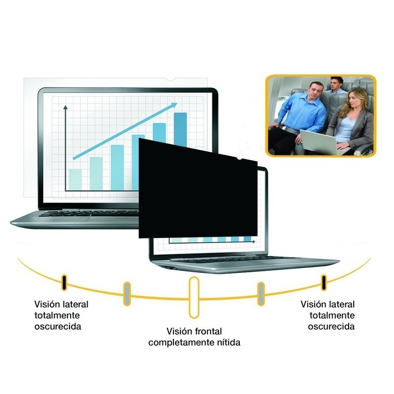 FILTROS DE PRIVACIDAD PRIVASCREEN PARA PANTALLA PANORAMICA 16:10 12.1 PULGADAS