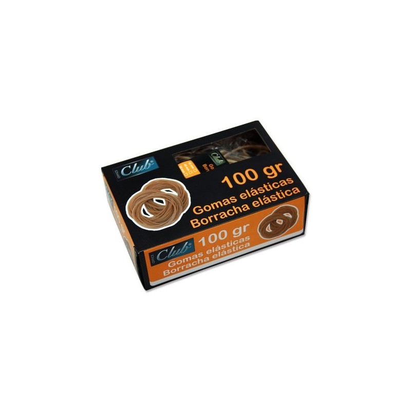 GOMILLA ELASTICA DE CAUCHO 10 CM  CAJA DE 100 G