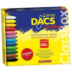 LAPICES DE CERA DE COLORES ALPINO DACS