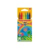 LAPICES DE CERA DE COLORES PLASTIDECOR ESTUCHE 6 COLORES