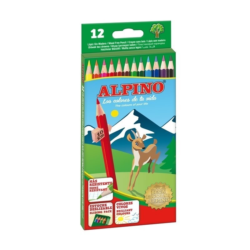 LAPICES DE COLORES ALPINO CAJA DE 12