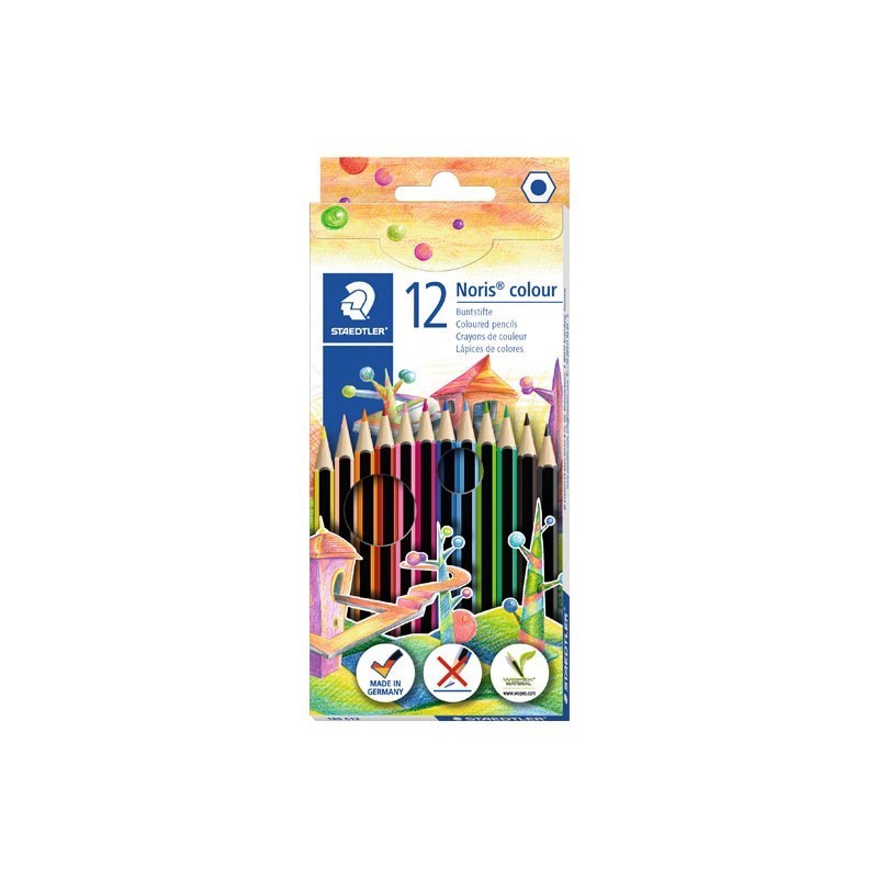 LAPICES DE COLORES STAEDTLER NORIS COLOUR CAJA DE 12