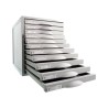 MODULO DE 11 CAJONES ARCHIVO 2000 ARCHISYSTEM GRIS