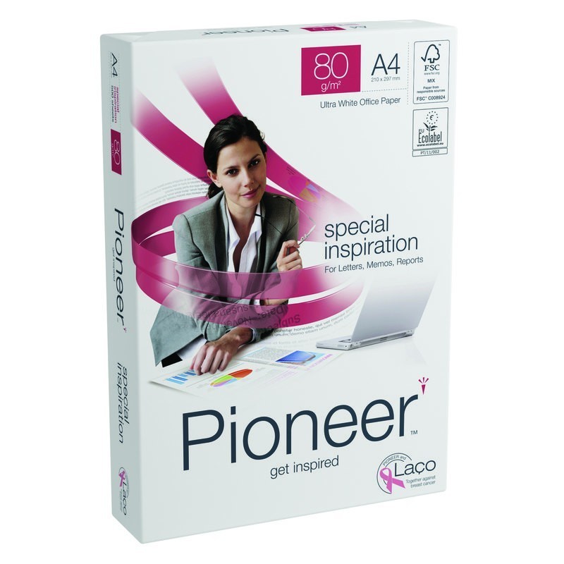 PAPEL FOTOCOPIADORA MULTIFUNCION PREMIUM  80G PIONEER A3 297X420MM