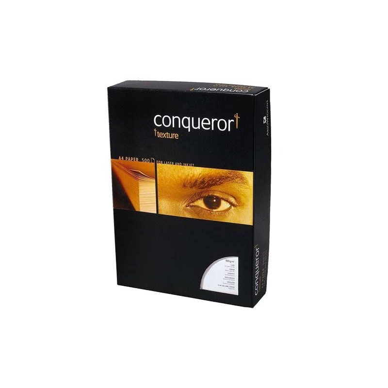 PAPEL VERJURADO A4 100G CONQUEROR BLANCO NACAR